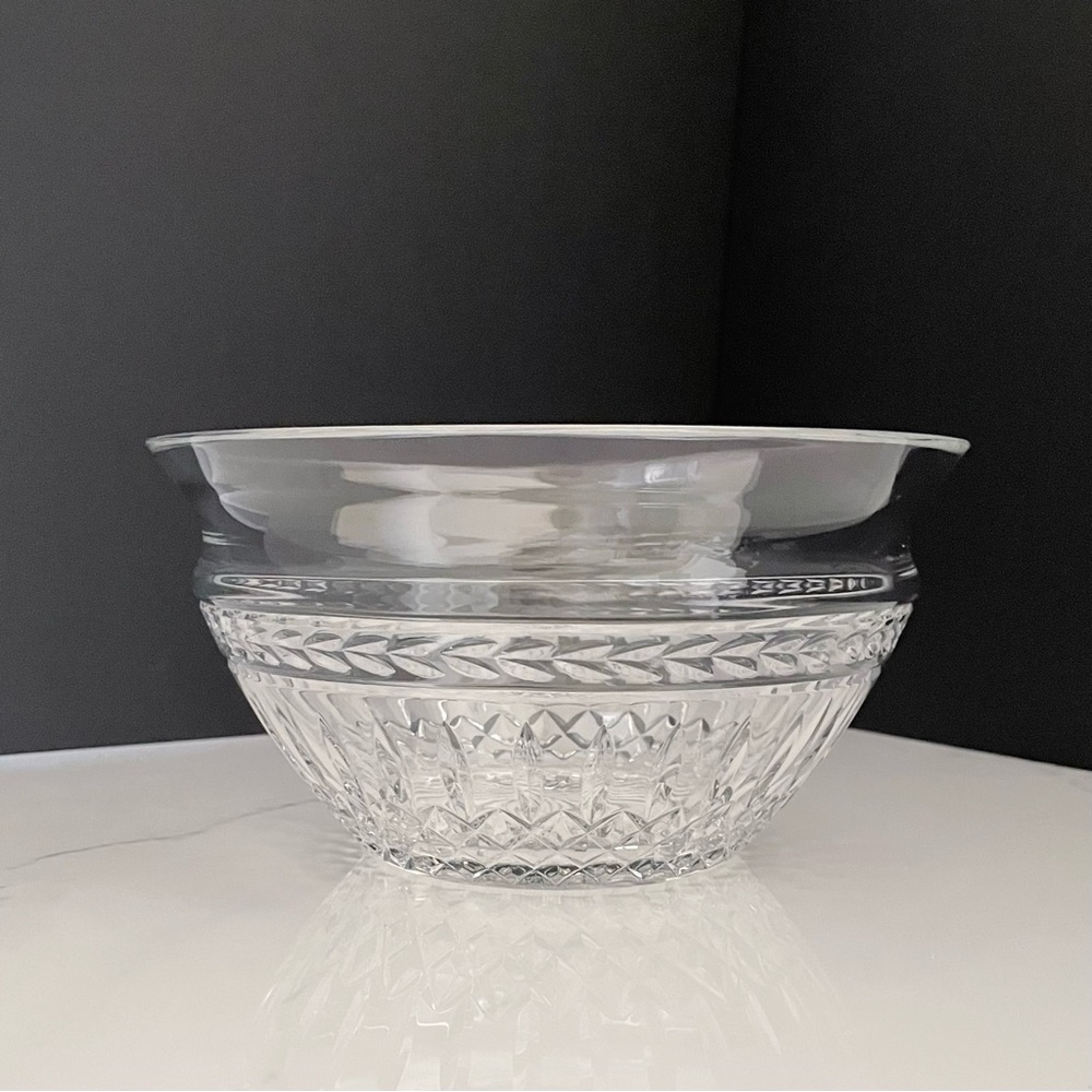 Large Centerpiece or Serving Crystal Bowl by Lenox